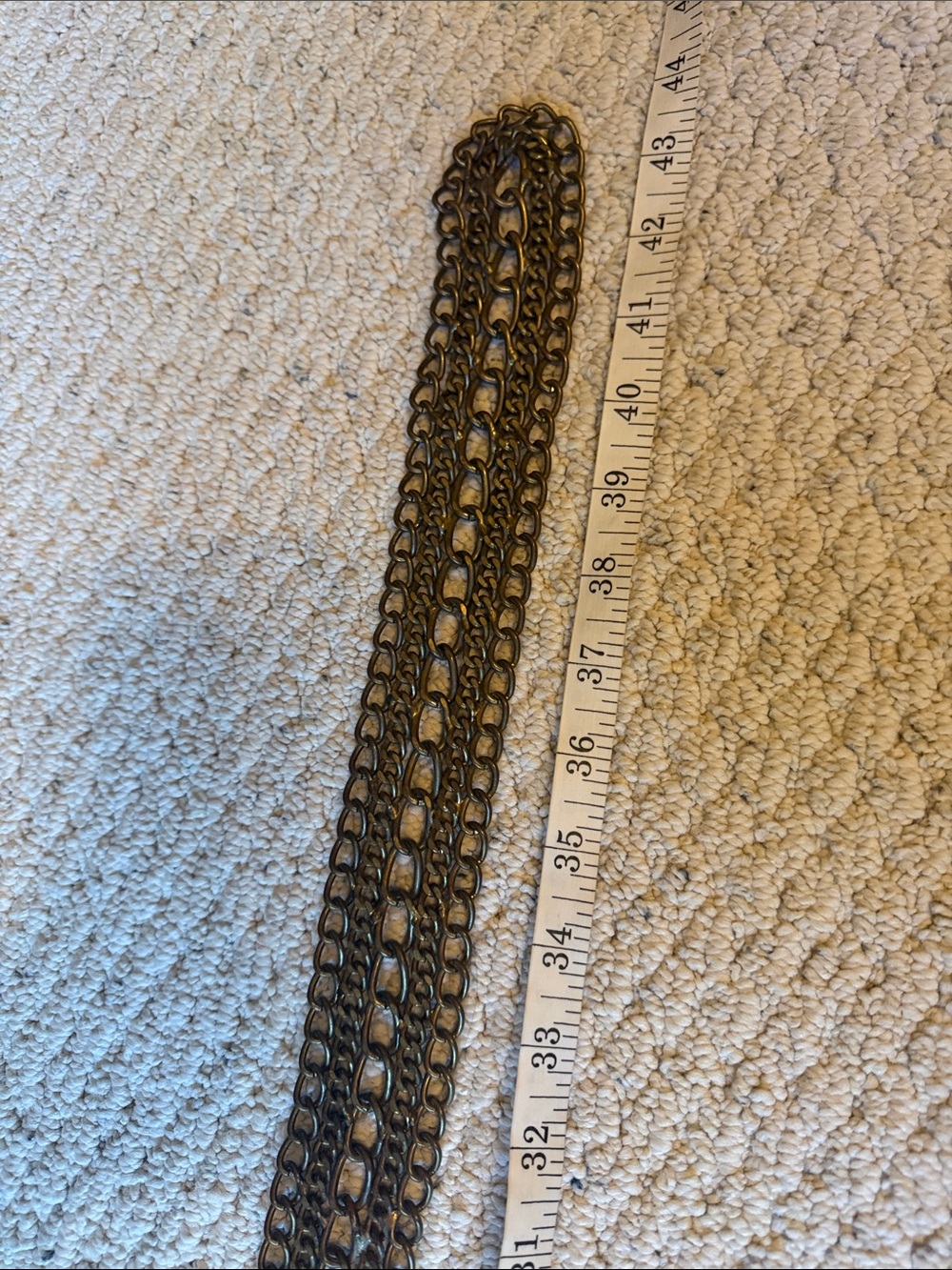 Vintage-Inspired Multistrand Filigree Chain Belt - Antique Gold - Picture 3 of 12